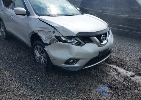 2015 Nissan Rogue Sl z USA, uszkodzony, nr VIN 5N1AT2MV5FC865028
